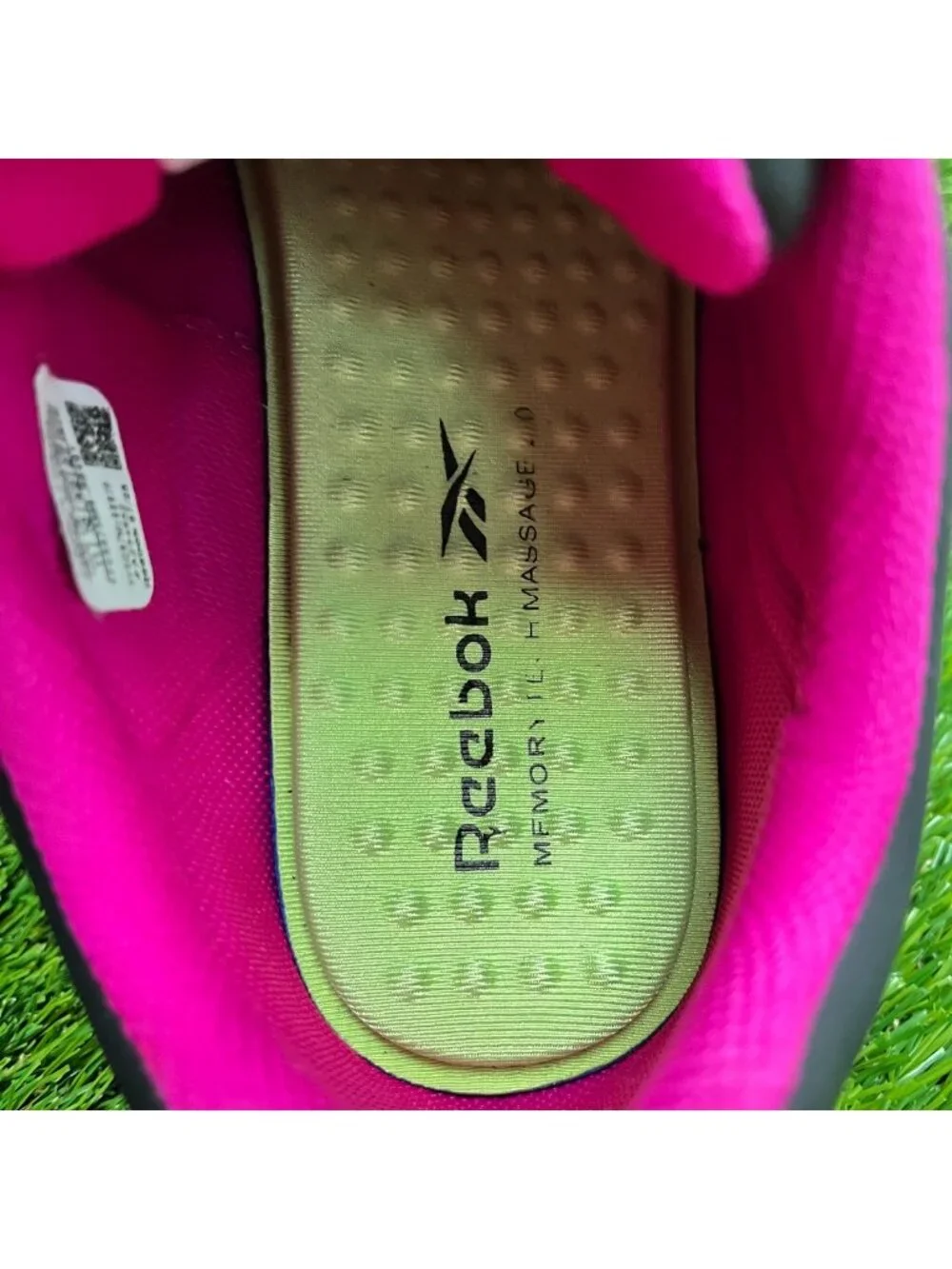 Reebok Sublite Cushion Womens Size 11W Black Pink Composite Toe Safety Work Shoe